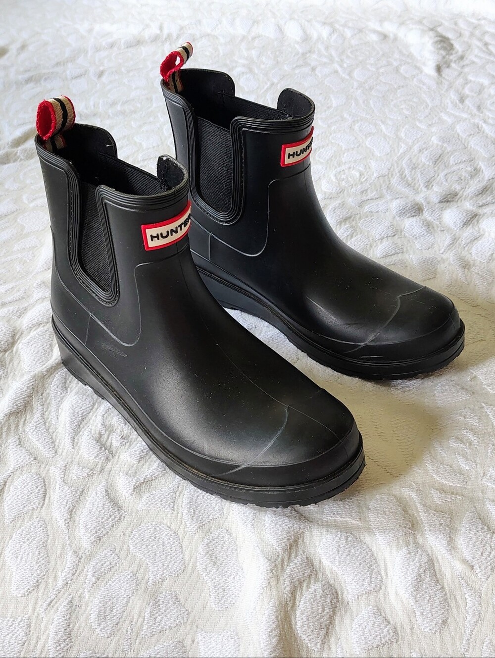 Hunter Tabitha Black Short Rain Boot 8 - Picture 11 of 11
